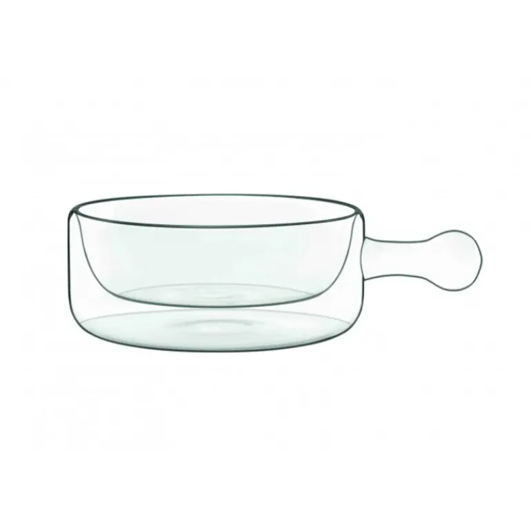 FIN DE SERIE Casserole Verre Double Paroi 25 cl (x2) Luigi Bormioli THERMIC GLASS
