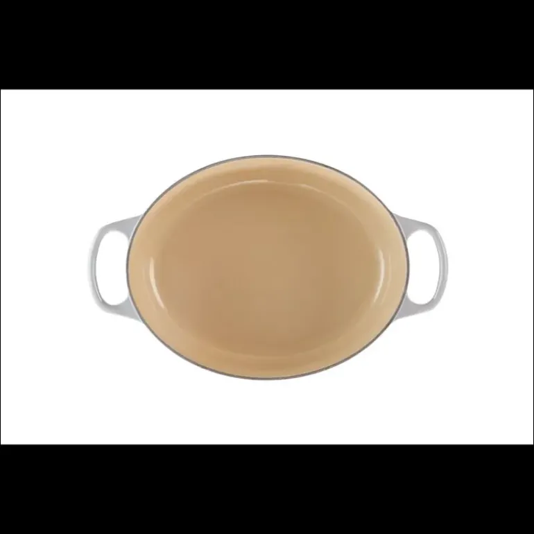FIN DE SERIE Cocotte en fonte Ovale 29 cm Mist Grey Le Creuset Signature
