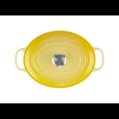 FIN DE SERIE Cocotte en fonte Ovale 31 cm Soleil Le Creuset Signature