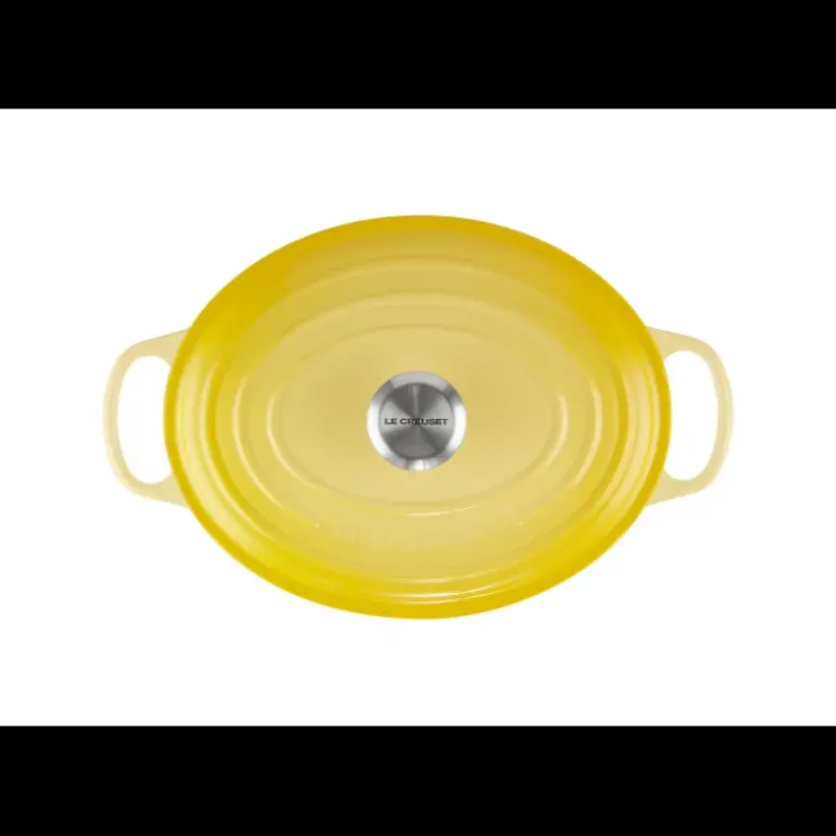 FIN DE SERIE Cocotte en fonte Ovale 31 cm Soleil Le Creuset Signature