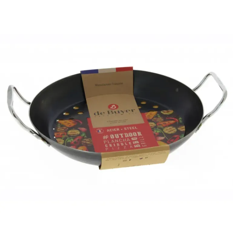 FIN DE SERIE Plat à Légumes Perforé Ø 28 cm Outdoor De Buyer
