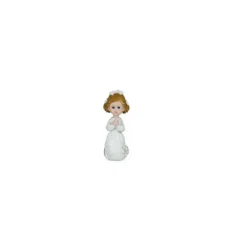 FIN DE SERIE Sujet Communion Fille à genoux 9 cm