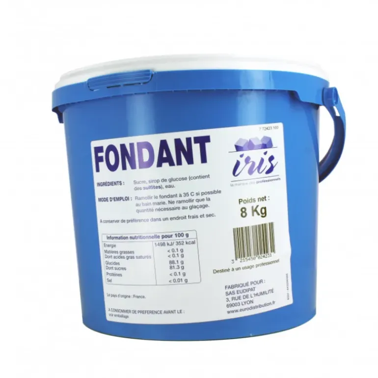 Fondant Pâtissier Blanc 8 kg Iris