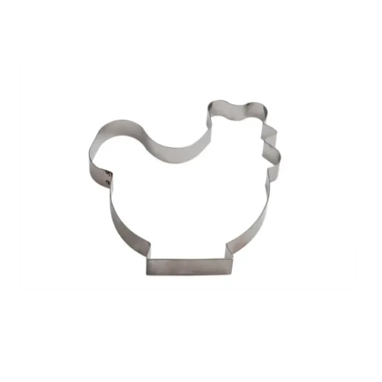 Forme grand sablé Poule inox Moule - Découpoir Gobel