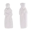 Fèves Roi et Reine Plastique Blanc x144