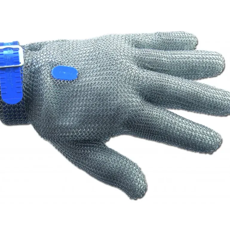 Gant de Protection en Cotte de Maille L Bleu Arcos