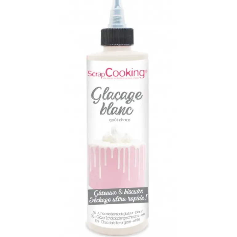Glaçage Blanc goût Chocolat 130 g Scrapcooking