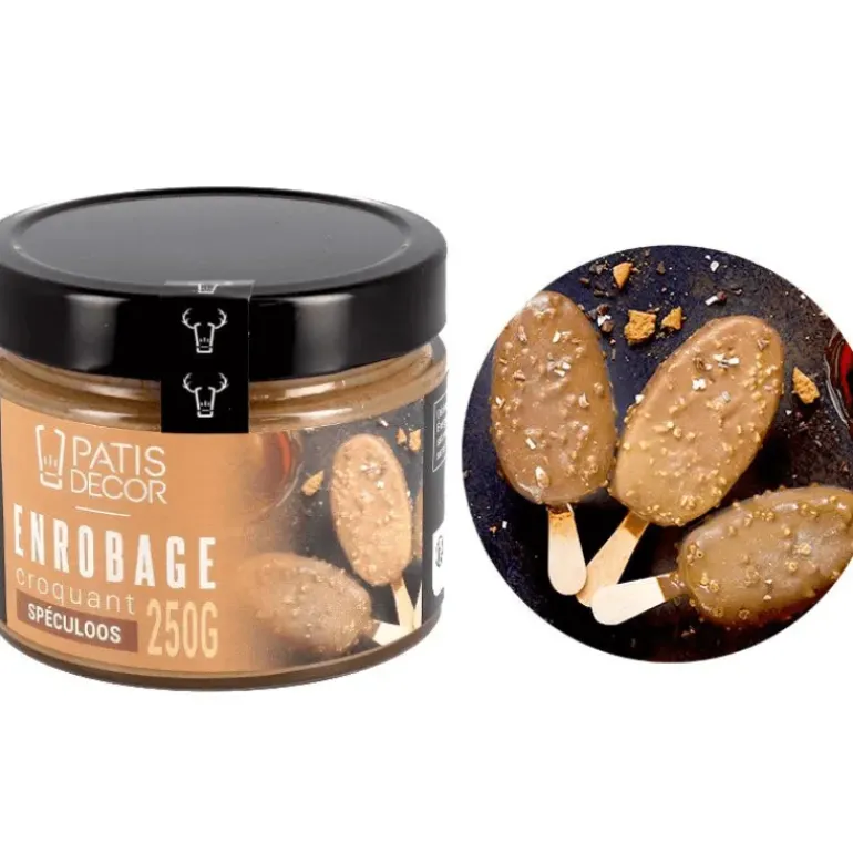 Glaçage Rocher Spéculoos 250 g Patisdécor