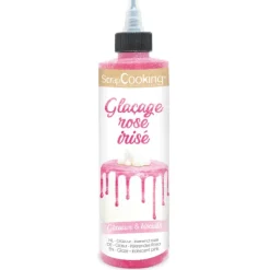 Glaçage Rose Pailleté Goût Chocolat 140 g Scrapcooking