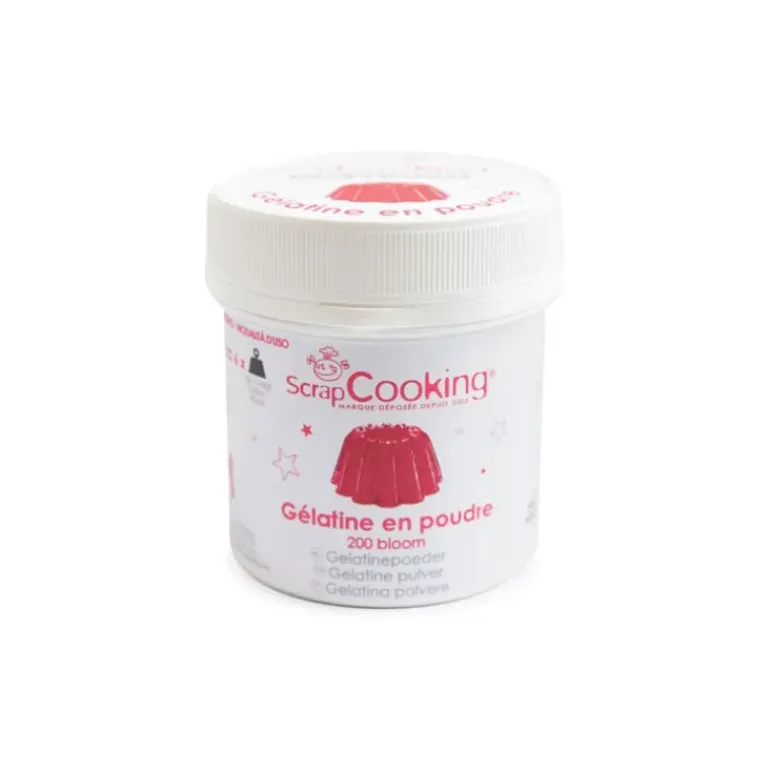 Gélatine en poudre 50 g 200 bloom Scrapcooking