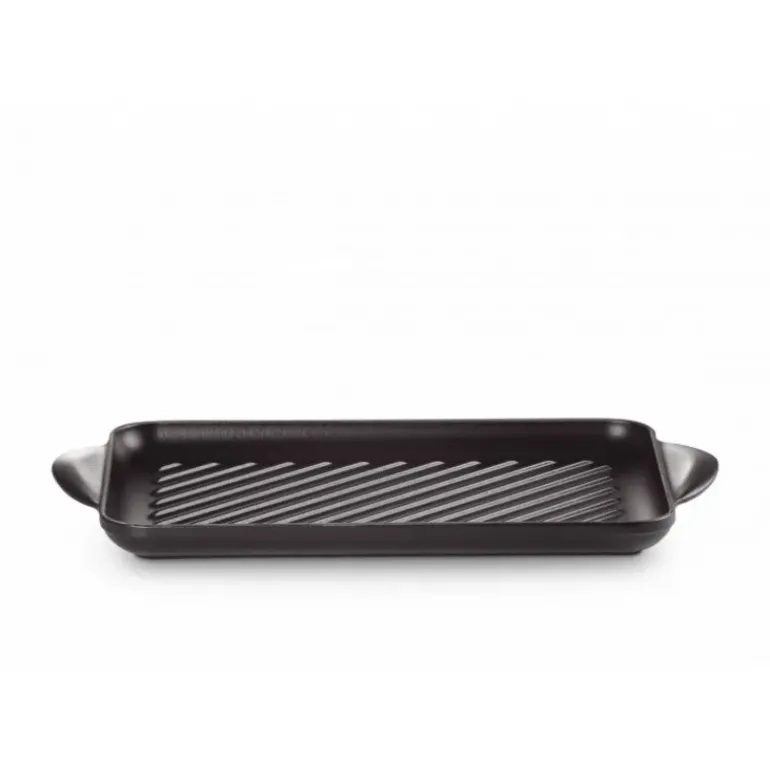 Gril en Fonte Rectangulaire 32 cm Noir Mat Le Creuset