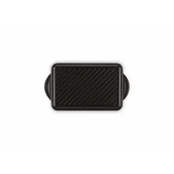 Gril en Fonte Rectangulaire 32 cm Noir Mat Le Creuset