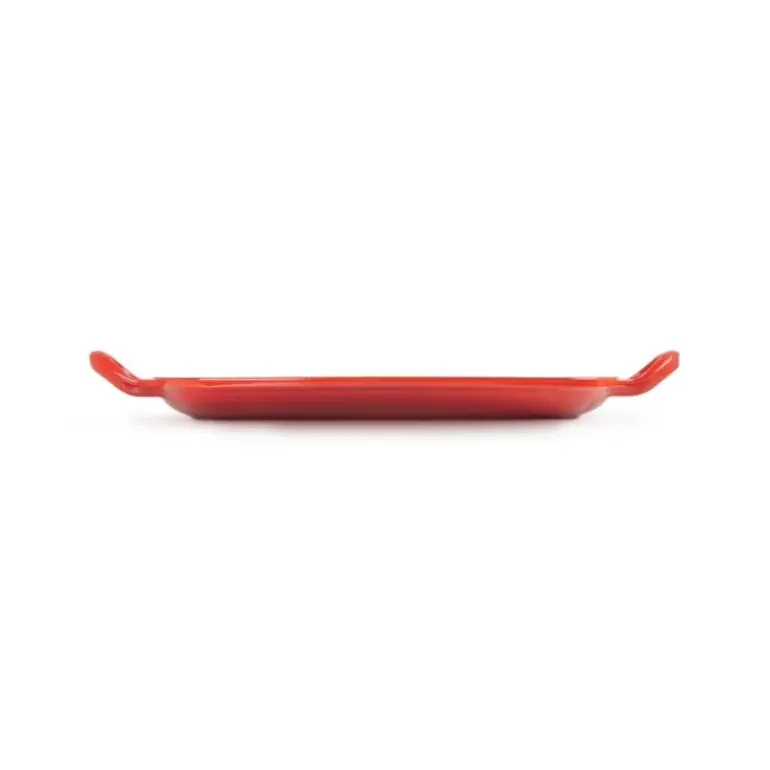Gril en Fonte Rectangulaire 30 cm Cerise Le Creuset