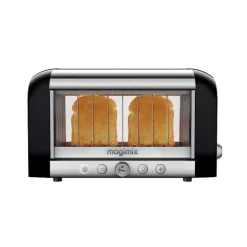 Grille Pain Inox et Verre VISION Noir Magimix