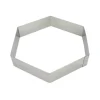 Hexagone à Mousse Inox 22 cm x H 4,5 cm Mallard