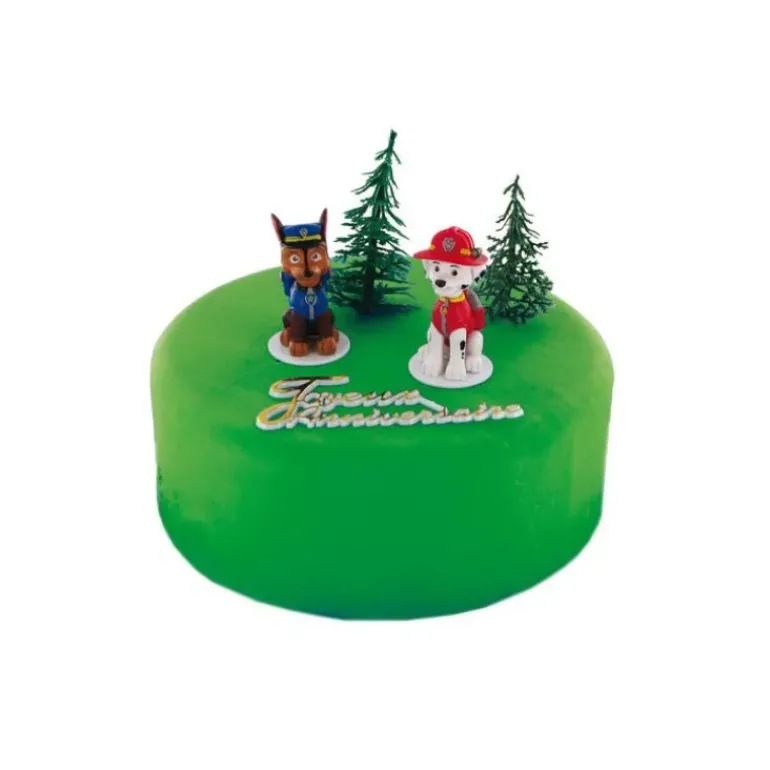 Kit Décor Gâteau Pat Patrouille (5 pièces)