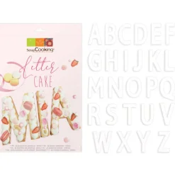 Kit Letter Cake 26 Lettres Scrapcooking