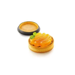 Kit Moule Silicone 8 Tartelettes Ø 80mm Saint Honoré Silikomart Professional