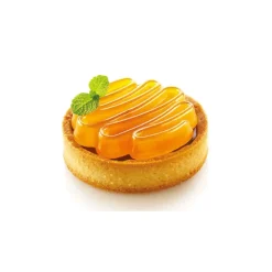 Kit Moule Silicone 8 Tartelettes Ø 80mm Saint Honoré Silikomart Professional
