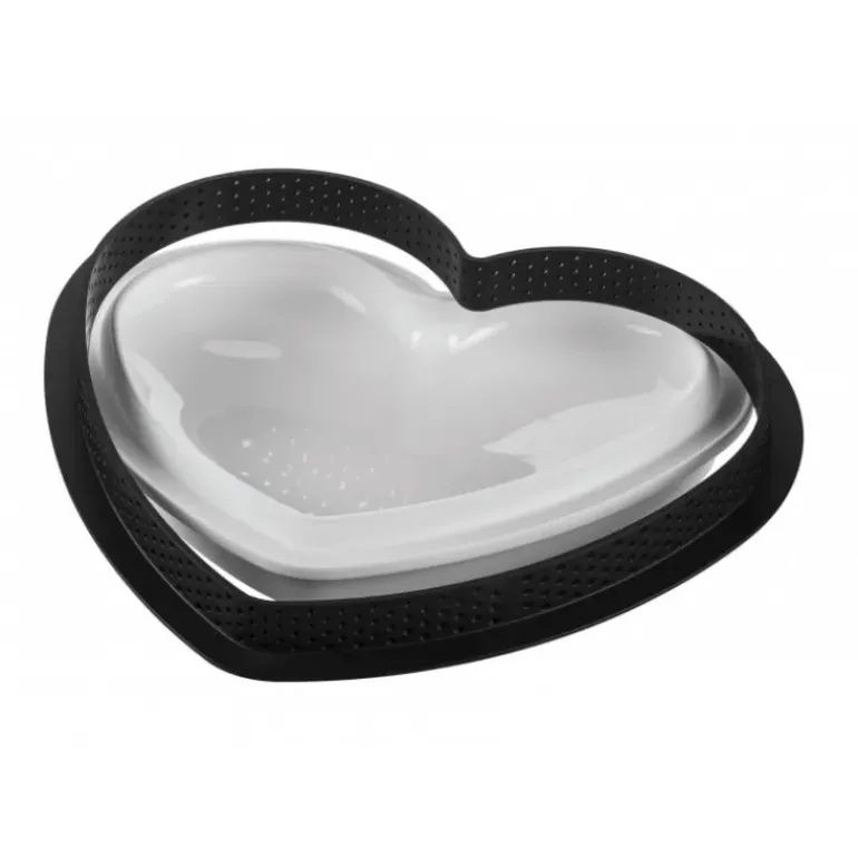 Kit Moule Tarte Cœur Mon Amour 18,8 x 15,8 cm Silikomart