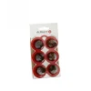 Lot 6 Douilles Tritan Cannelées et Unies De Buyer