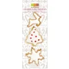 Lot Découpoirs Noël Inox Dorés x3 Scrapcooking