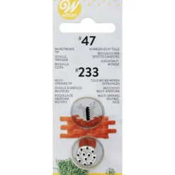 Lot de 2 Douilles Pâtissières n°047 et n°233 Wilton