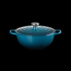 Marmite en fonte 26 cm Deep Teal Le Creuset Signature