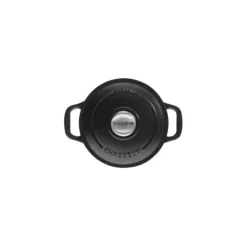 Mini Cocotte en Fonte Ronde 12 cm Noir Mat Chasseur