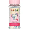 Mini Etoiles Bleues et Blanches en sucre 60 g Funcakes