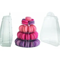 Mini Pyramide à Macarons 4 plateaux