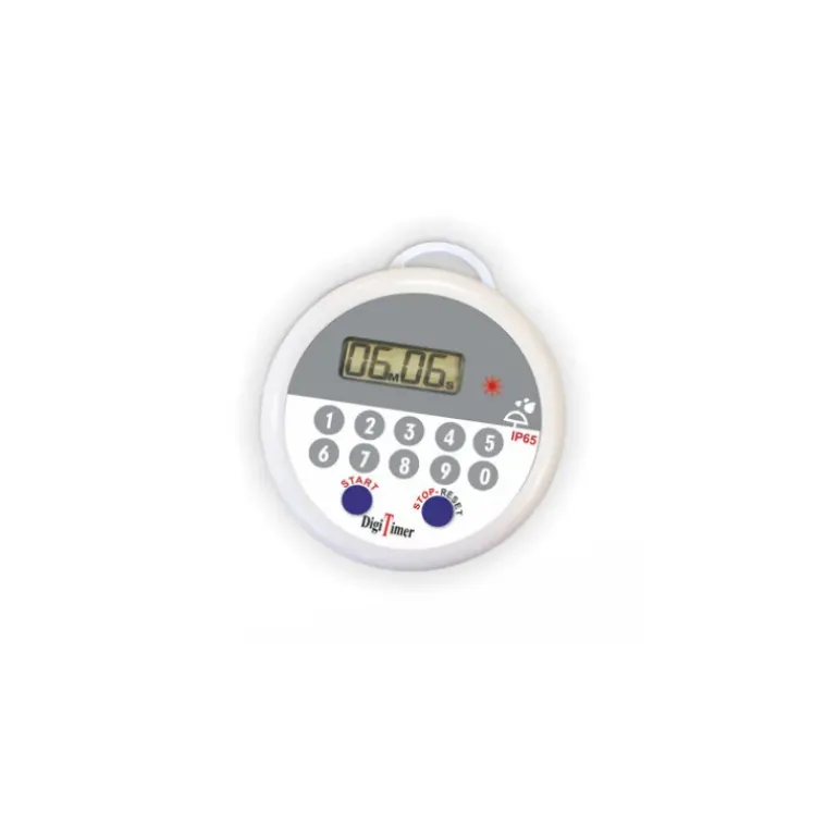 Minuteur de cuisine clignotant avec Ventouse IP65