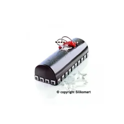 Moule à bûche silicone 25 cm SilikoMart Professional