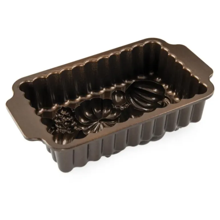 Moule à Cake Citrouille Bronze Nordic Ware