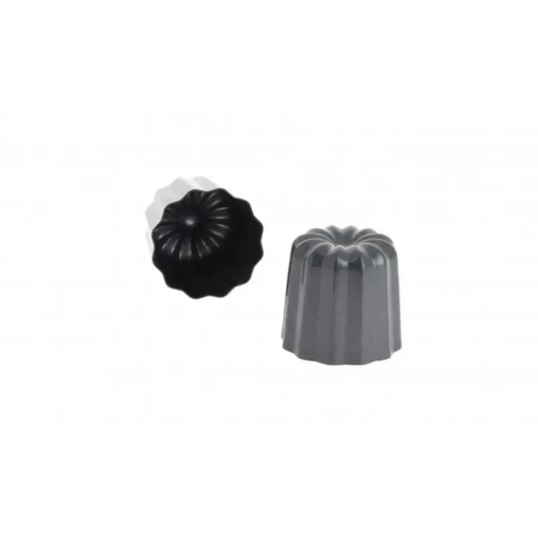 Moule à Cannelés Anti Adhésif Ø 5,5 cm x H 5,5 cm (x4) De Buyer