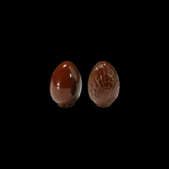 Moule à Chocolat Oeuf 10 cm Strié (x4) Barry