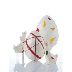 Moule à Chocolat Oeuf Origami 15 cm Barry
