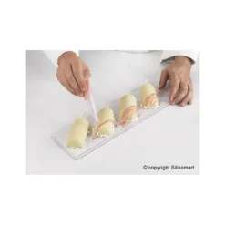 Moule à glace silicone Tango 12 empreintes avec bâtonnets SilikoMart