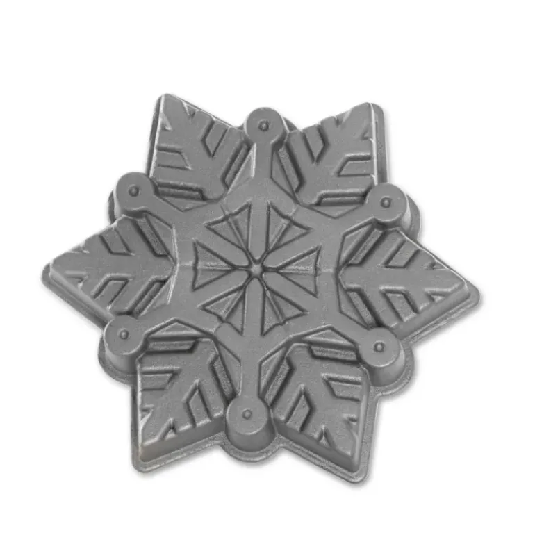 Moule à Gâteau Cristaux de Neige Silver Nordic Ware