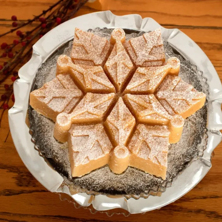 Moule à Gâteau Cristaux de Neige Silver Nordic Ware