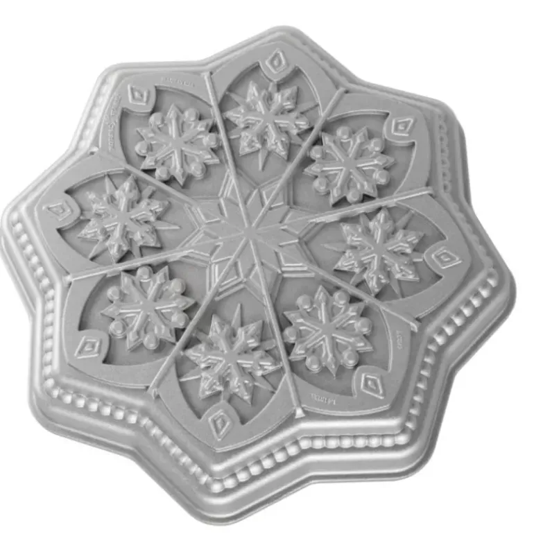 Moule à Gâteau Flocon de Neige Silver Nordic Ware
