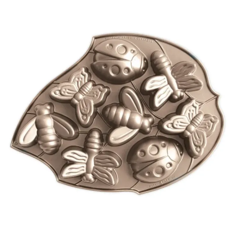 Moule à Gâteaux Coccinelle et Libellule (x8) Toffee Nordic Ware