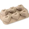 Moule à Gâteaux Cœurs à Étages (x6) Toffee Nordic Ware