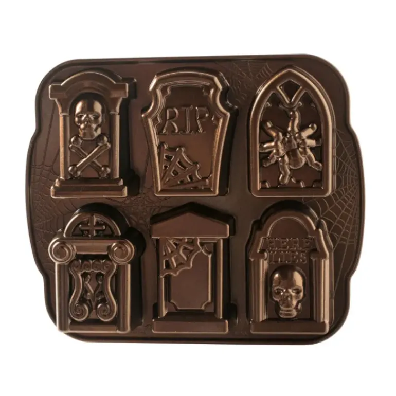 Moule à Gâteaux Pierres Tombales (x6) Bronze Nordic Ware