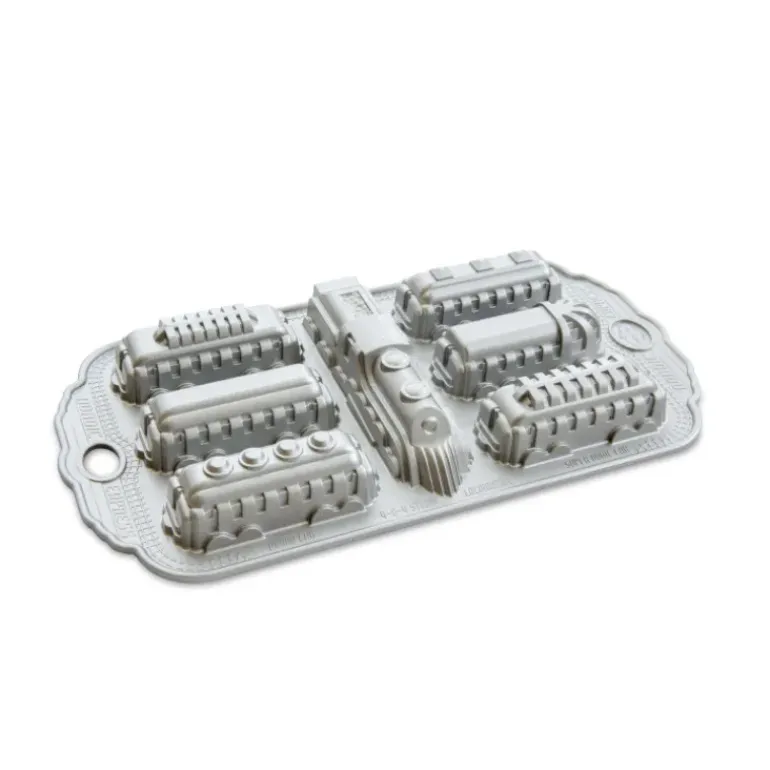 Moule à Gâteaux Train Nordic Express (x7) Silver Nordic Ware