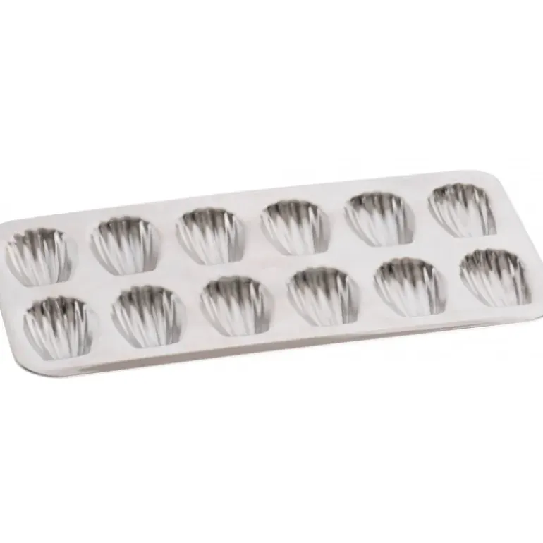 Moule 12 Madeleines Fer Blanc Gobel