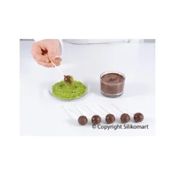 Moule 12 Pop Cake Ø 28 mm Silicone Silikomart