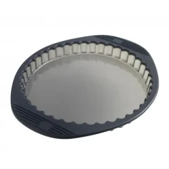 Moule à Tarte Cannelée Silicone 28 cm Mastrad