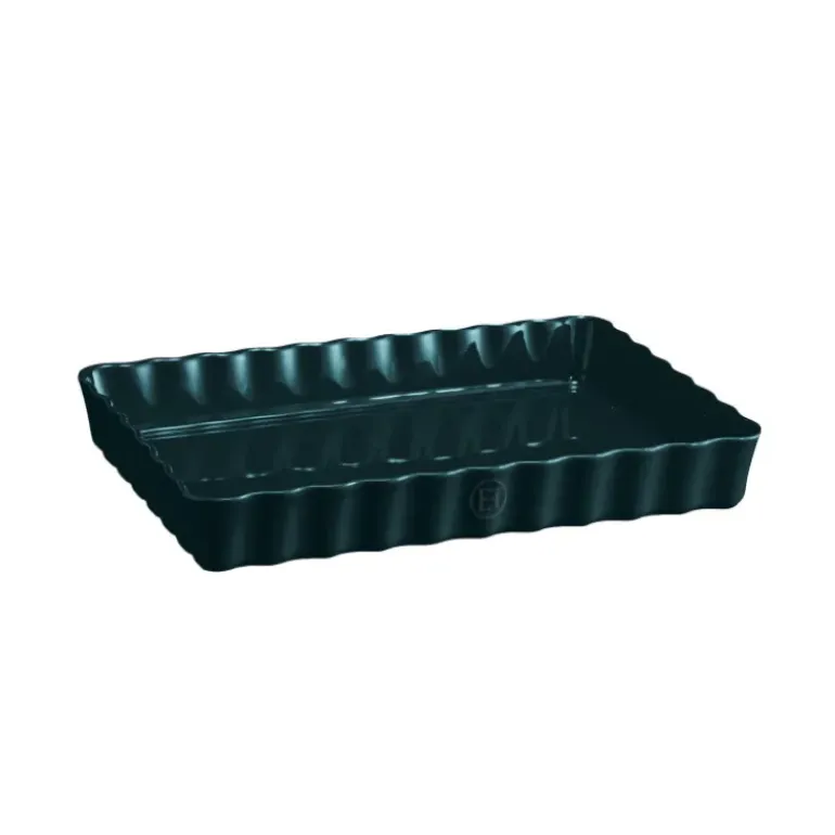 Moule à Tarte Rectangulaire en Céramique 33,5 x 24 cm Belle-Île Emile Henry
