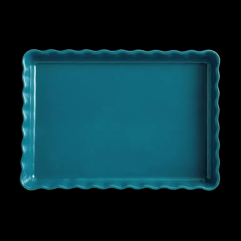Moule à Tarte Rectangulaire en Céramique 33,5 x 24 cm Calanque Emile Henry